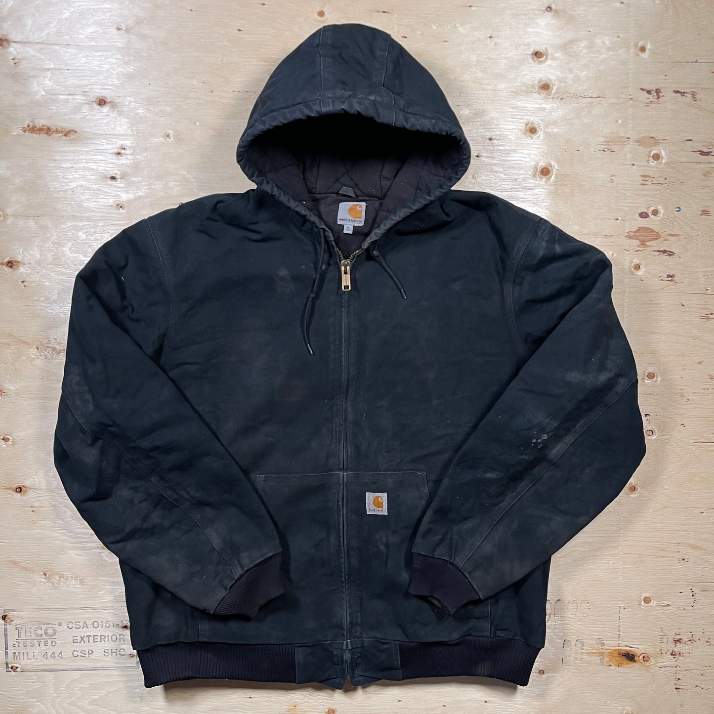 Black Carhartt Active Jacket - X-Large