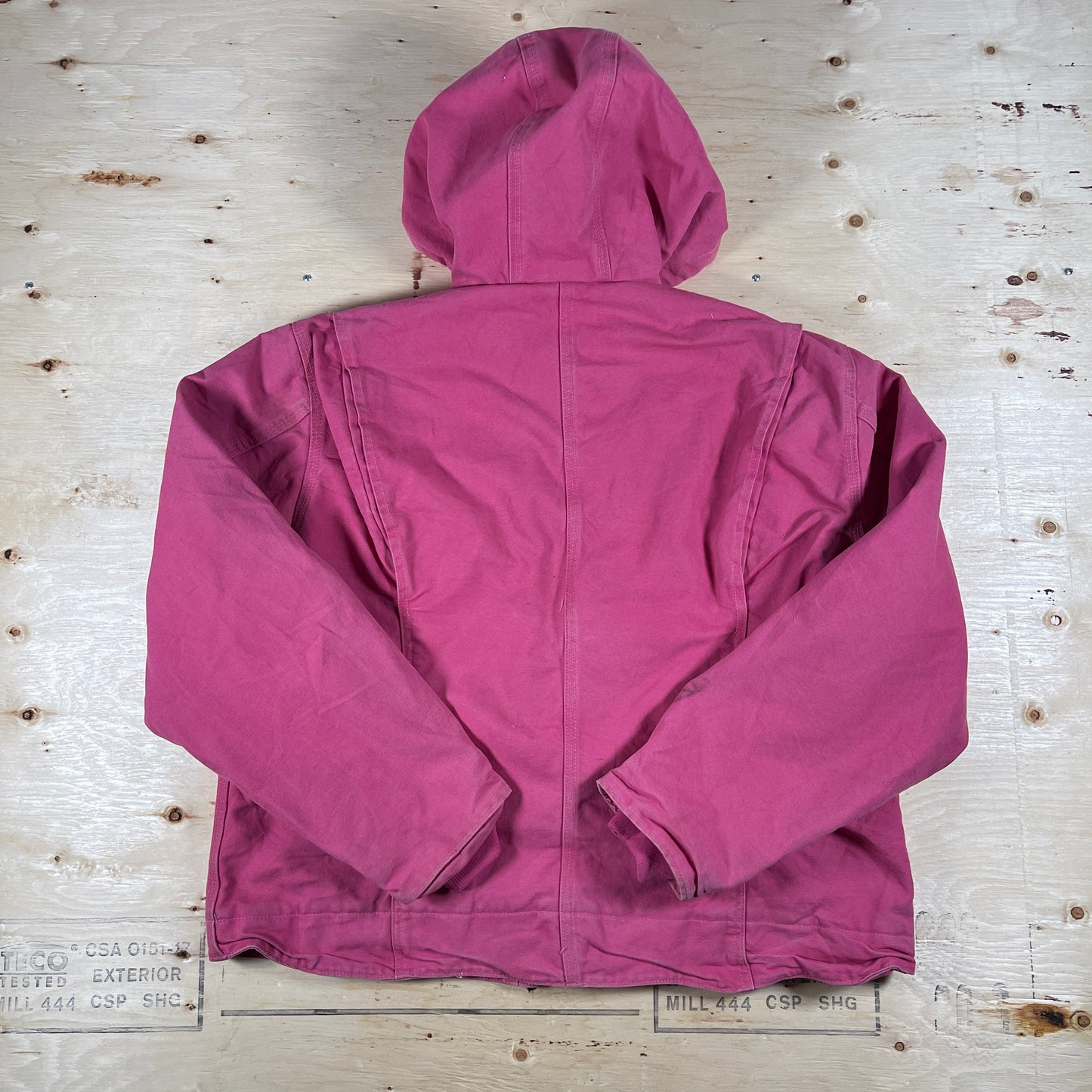 Pink Carhartt Hooded Jacket - X-Large