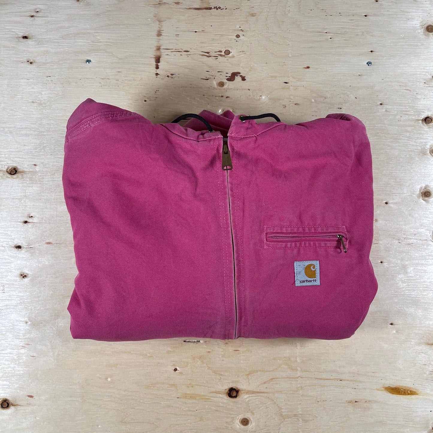 Pink Carhartt Hooded Jacket - X-Large