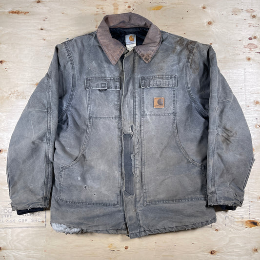 Faded Carhartt Arctic Traditional Jacket - Large