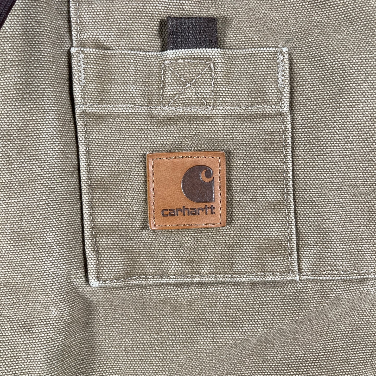 Brown Carhartt Hooded Jacket - Small