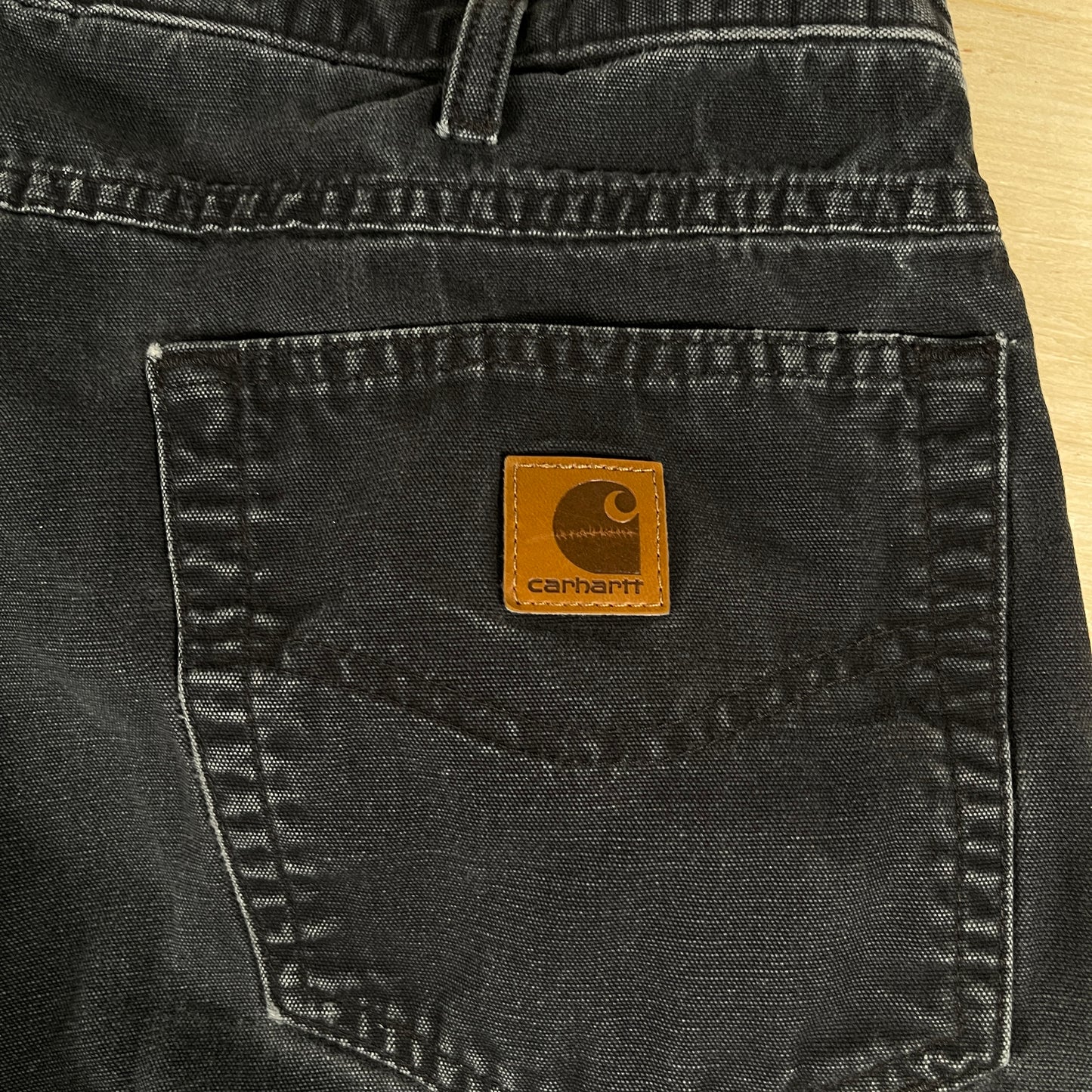 Faded Black Carhartt Loose Fit Pants - 36 x 30