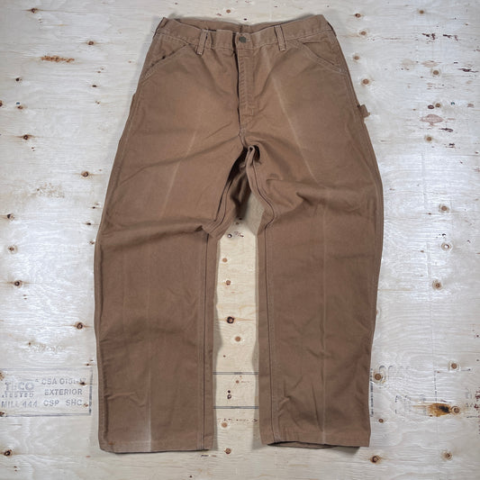 Khaki Carhartt Carpenter Pants - 34 x 32