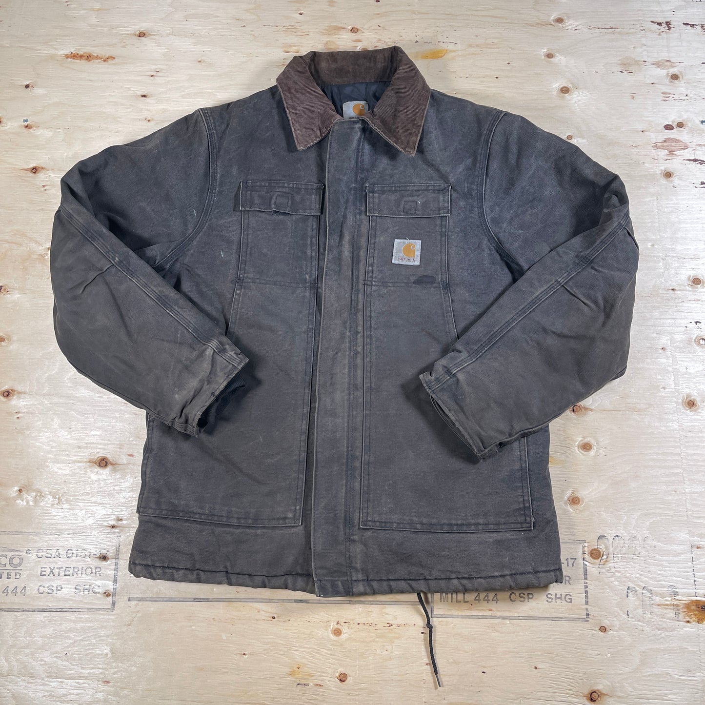 Faded Black Carhartt Arctic Traditional Jacket - Small