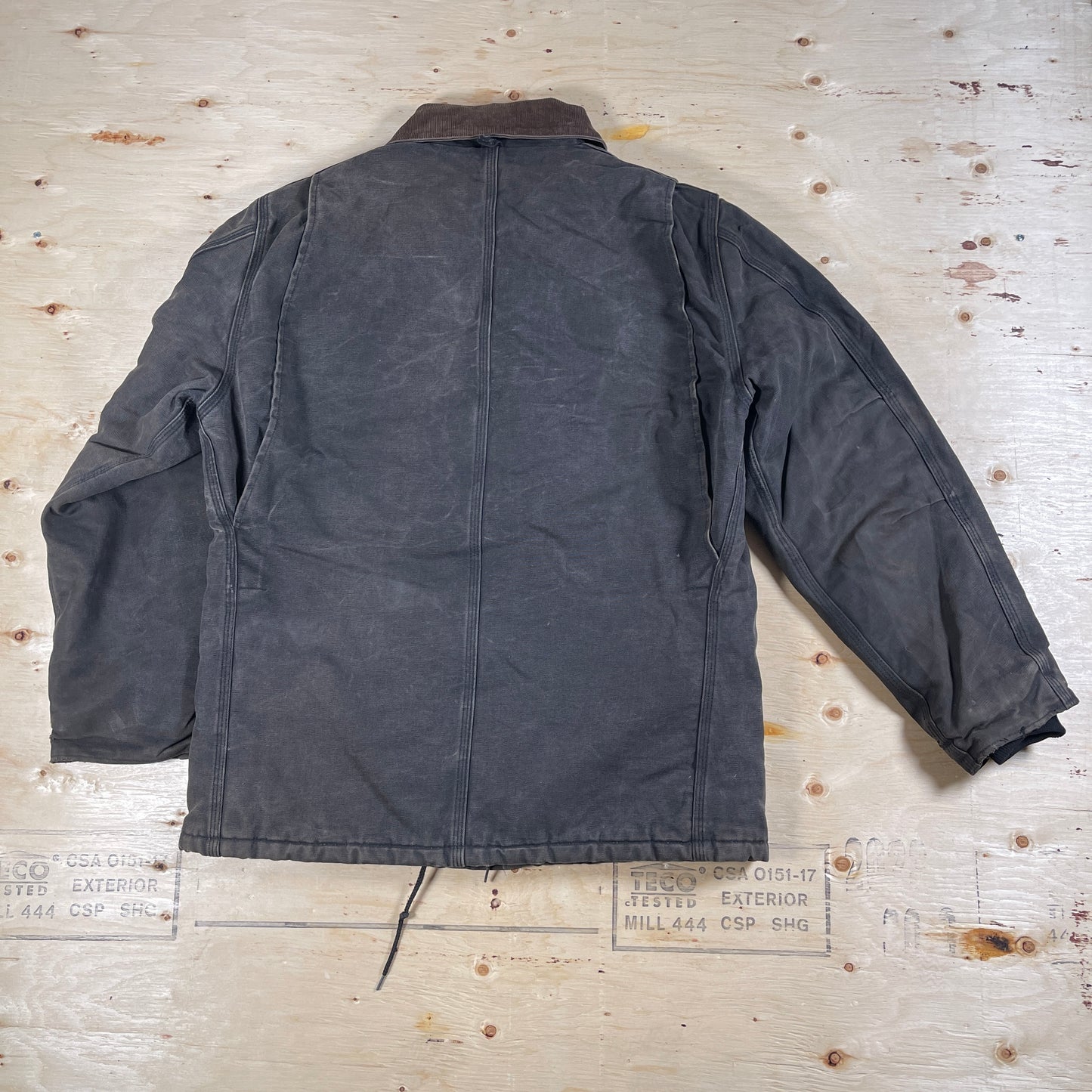 Faded Black Carhartt Arctic Traditional Jacket - Small