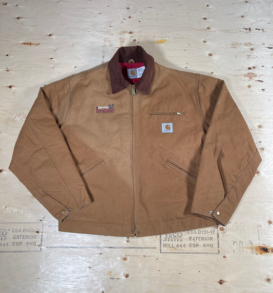 Vintage Brown Carhartt Detroit Jacket - Large (44)