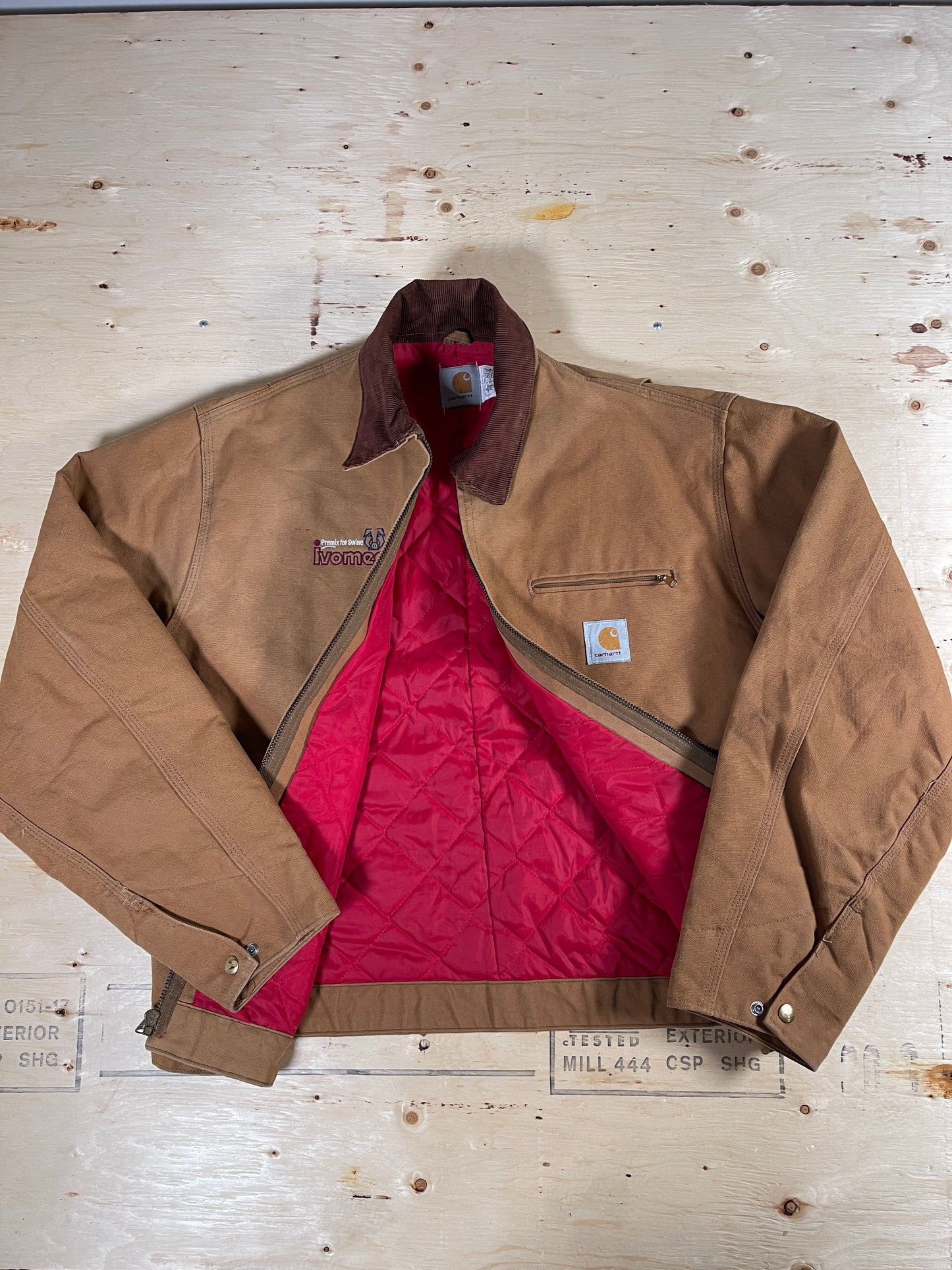 Vintage Brown Carhartt Detroit Jacket - Large (44)