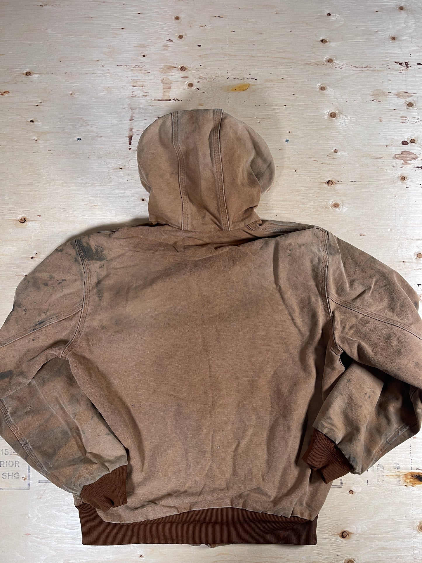 Distressed Brown Carhartt active Jacket - Medium